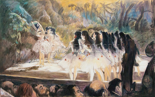 Ballet At The Paris Opers by Edgar Degas