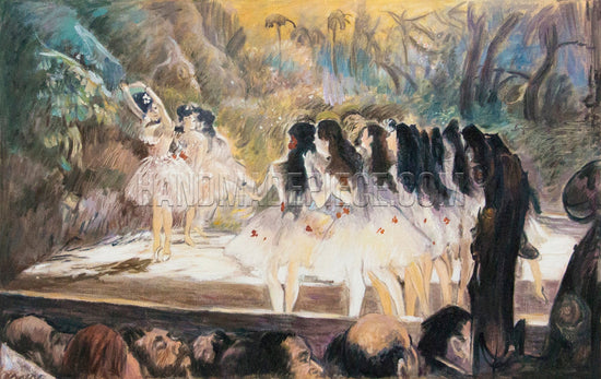 Ballet At The Paris Opers by Edgar Degas