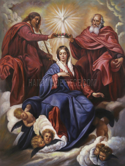 The Coronation Of The Virgin by Diego Velázquez