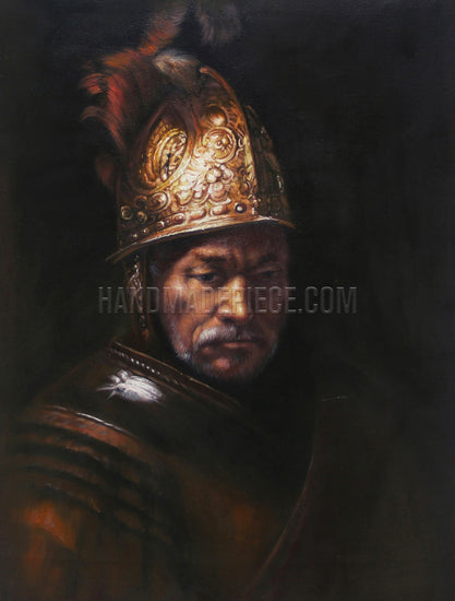 The Man With The Golden Helmet, Follower by Follower of Rembrandt van Rijn