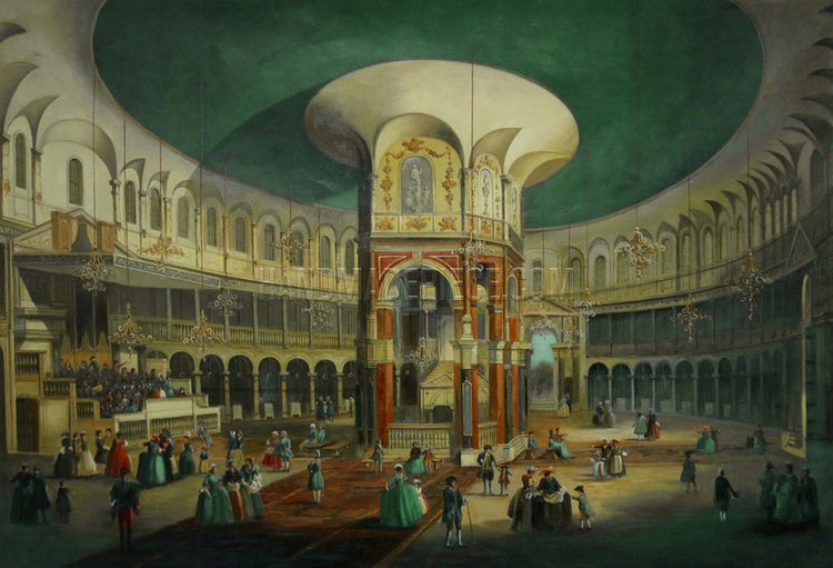 The Interior Of The Rotunda, Ranelagh, London by Canaletto