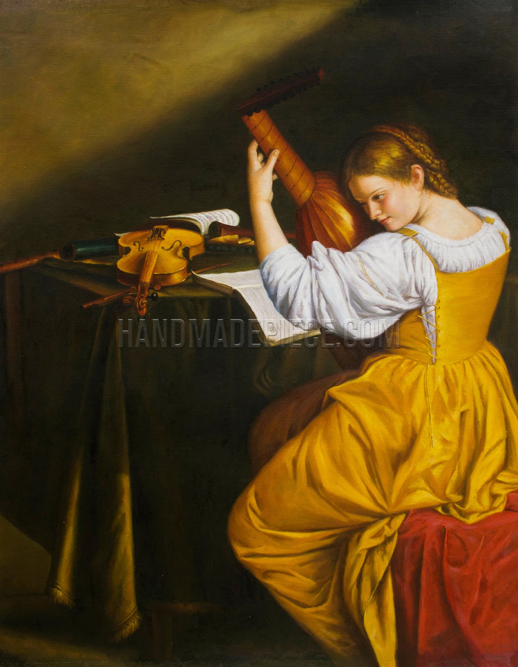 The Lute Player by Orazio Gentileschi