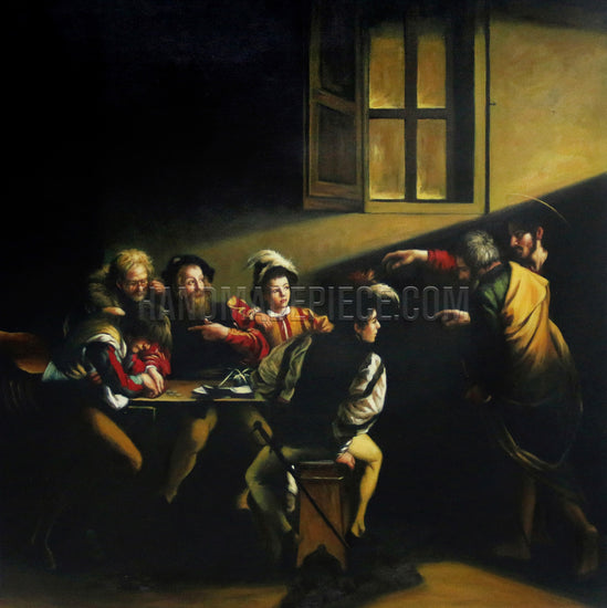 The Calling Of St Matthew by Caravaggio