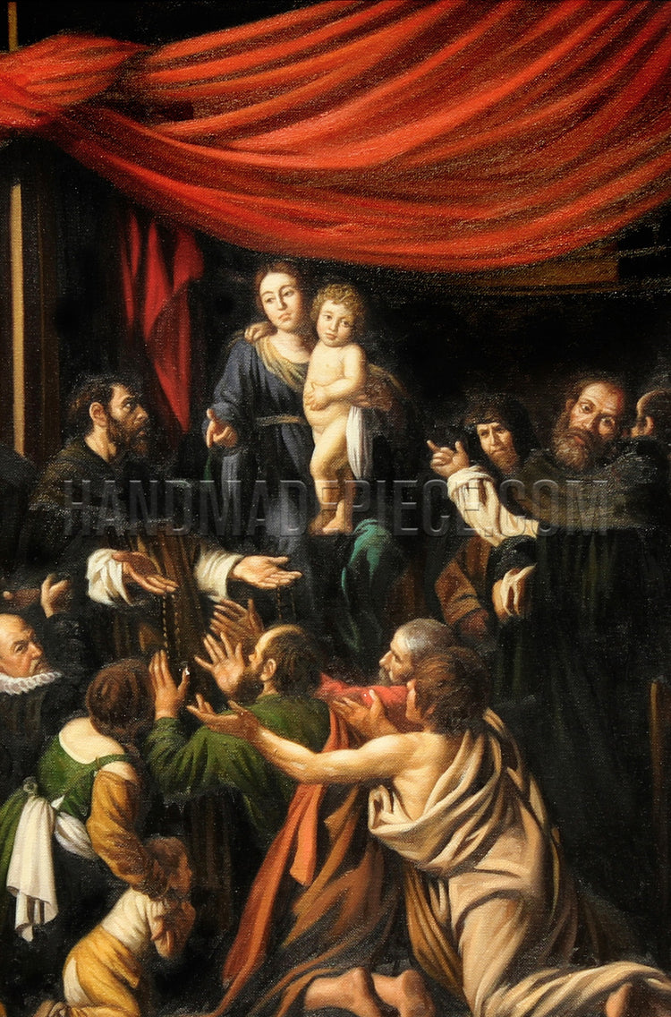 Madonna Of The Rosary by Caravaggio