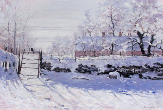 The Magpie by Claude Oscar Monet