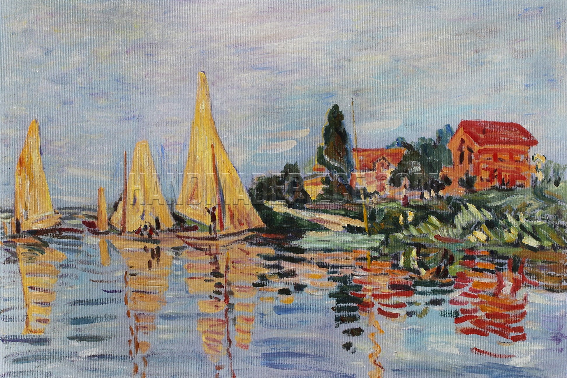 Regatta At Argenteuil, 1872 by Claude Oscar Monet