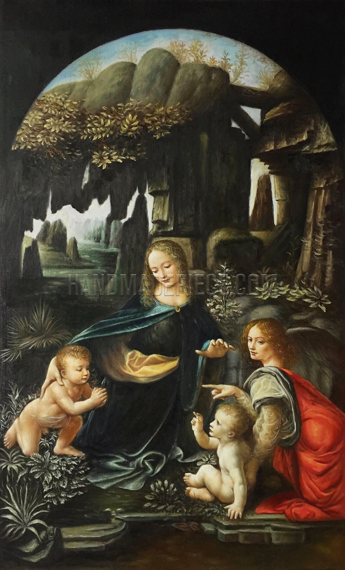 Virgin Of The Rocks by Leonardo Da Vinci