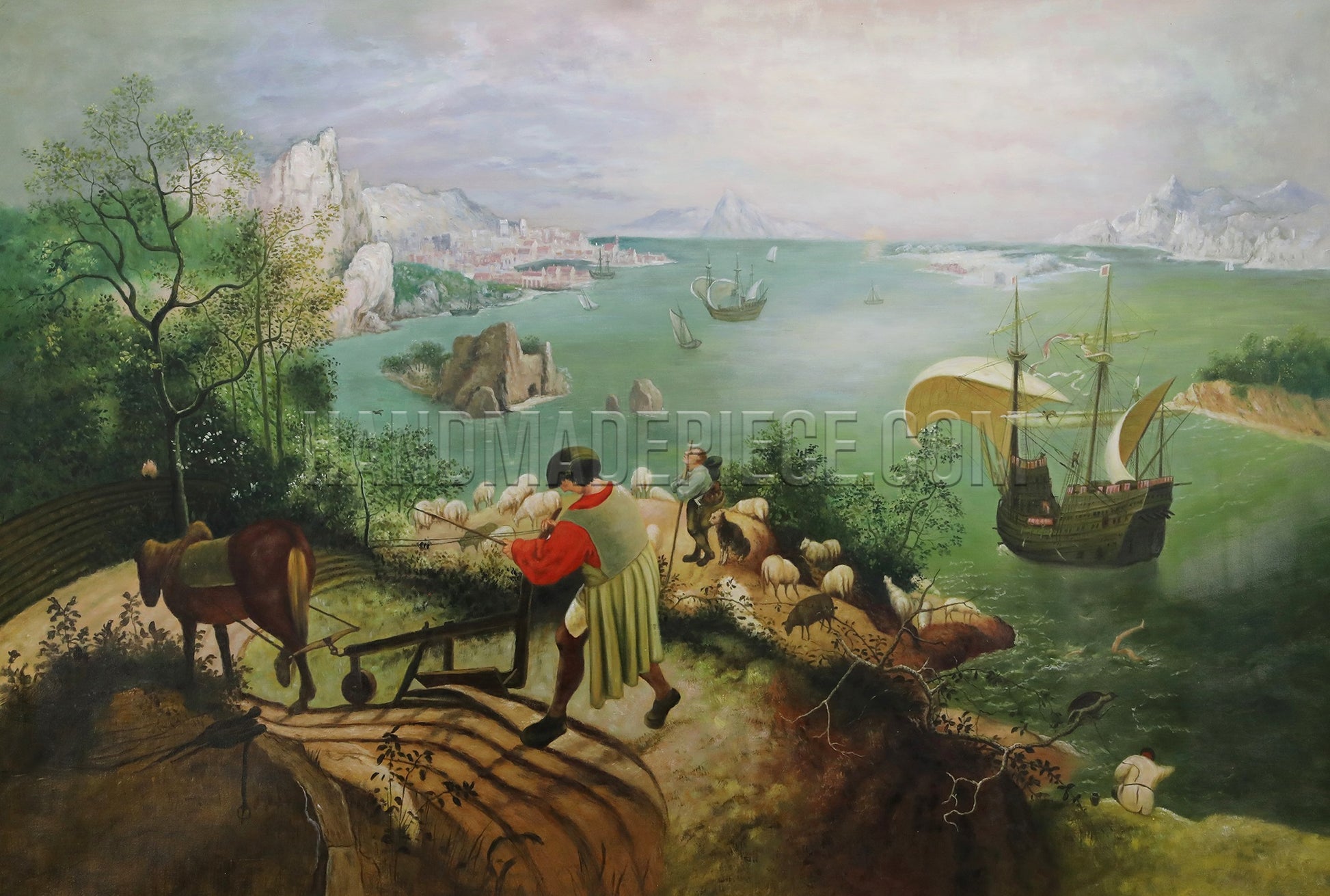 Landscape With The Fall Of Icarus by Pieter Bruegel the Elder