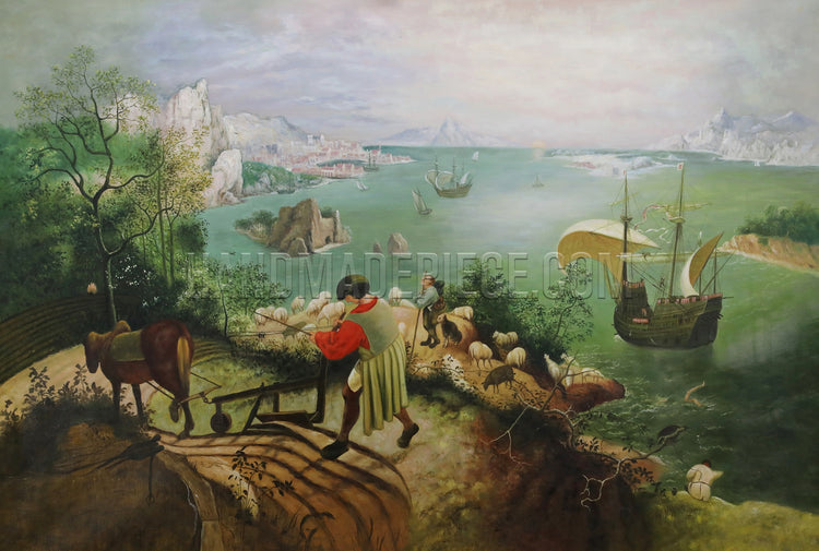 Landscape With The Fall Of Icarus by Pieter Bruegel the Elder
