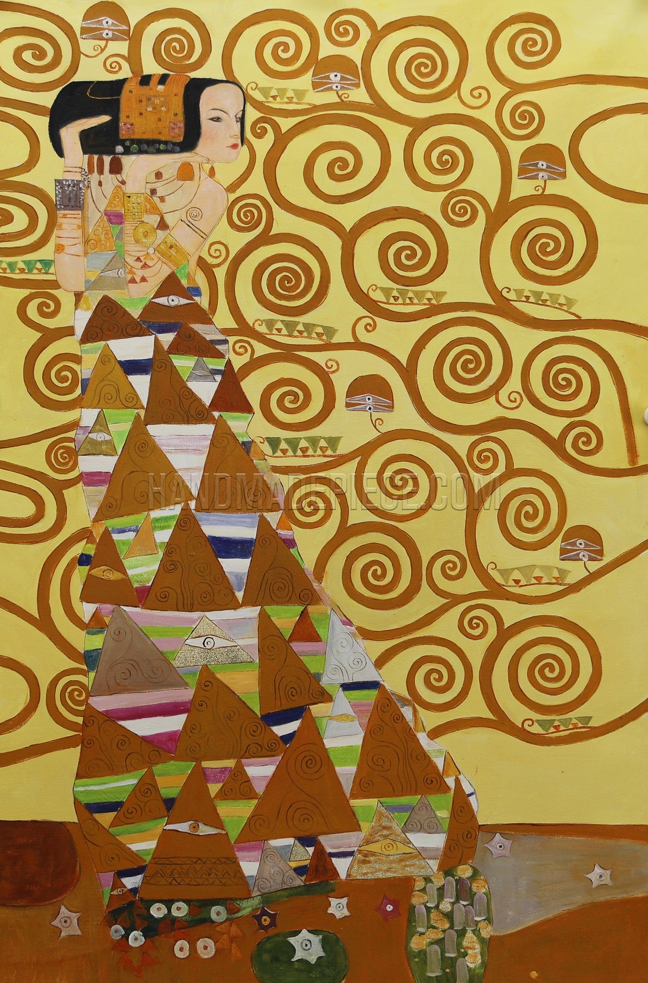 Tree Of Life Detail I by Gustav Klimt