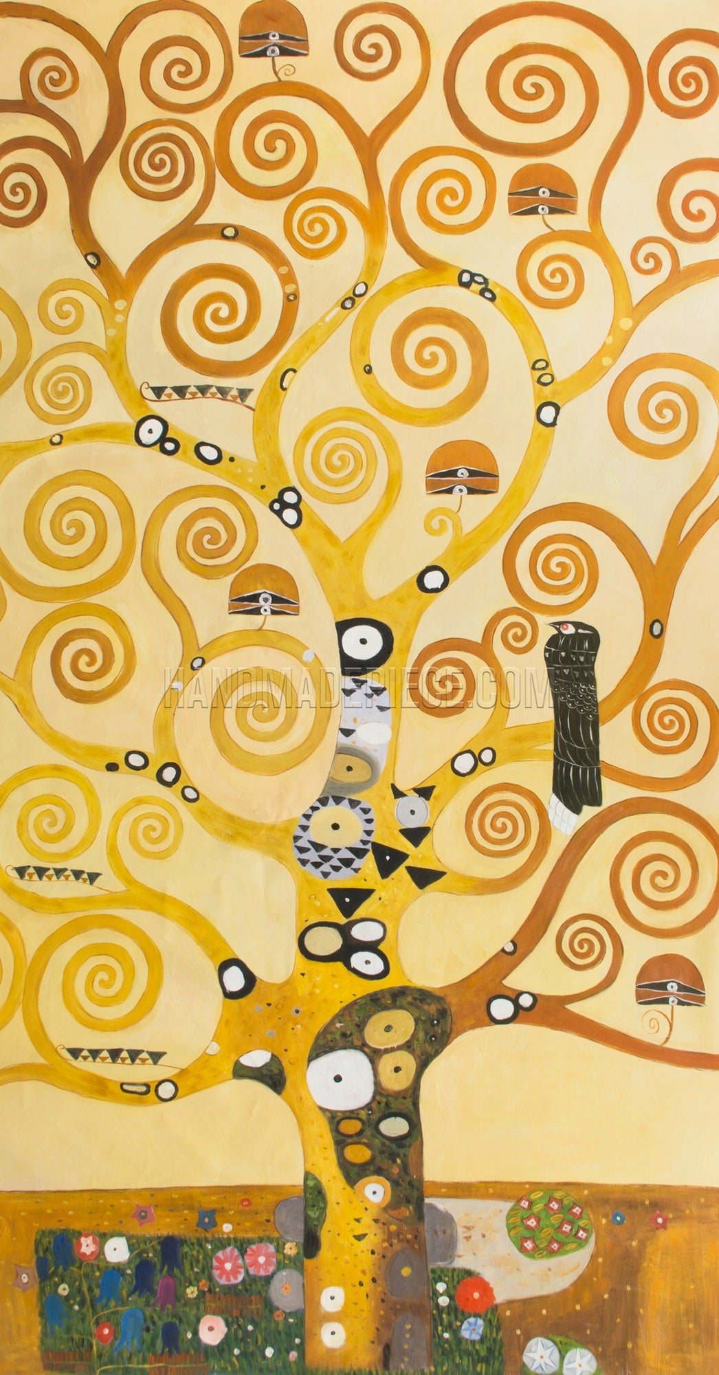 Tree Of Life Detail Ii by Gustav Klimt