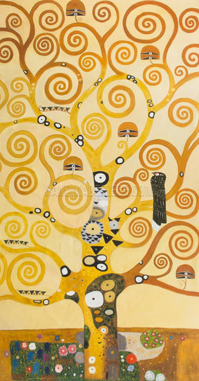Tree Of Life Detail Ii by Gustav Klimt