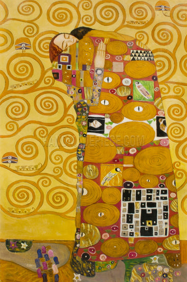 Fulfillment Stoclet Frieze by Gustav Klimt