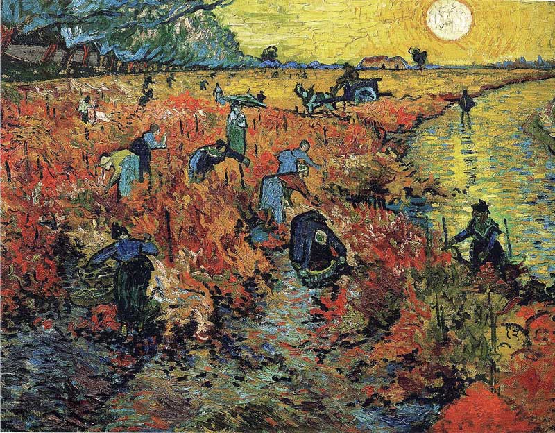 THE RED VINEYARDS NEAR ARLES
