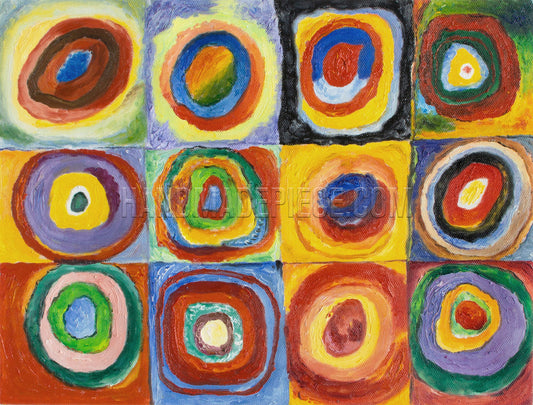 Color Study, Squares With Concentric Rings 1913 by Wassily Kandinsk