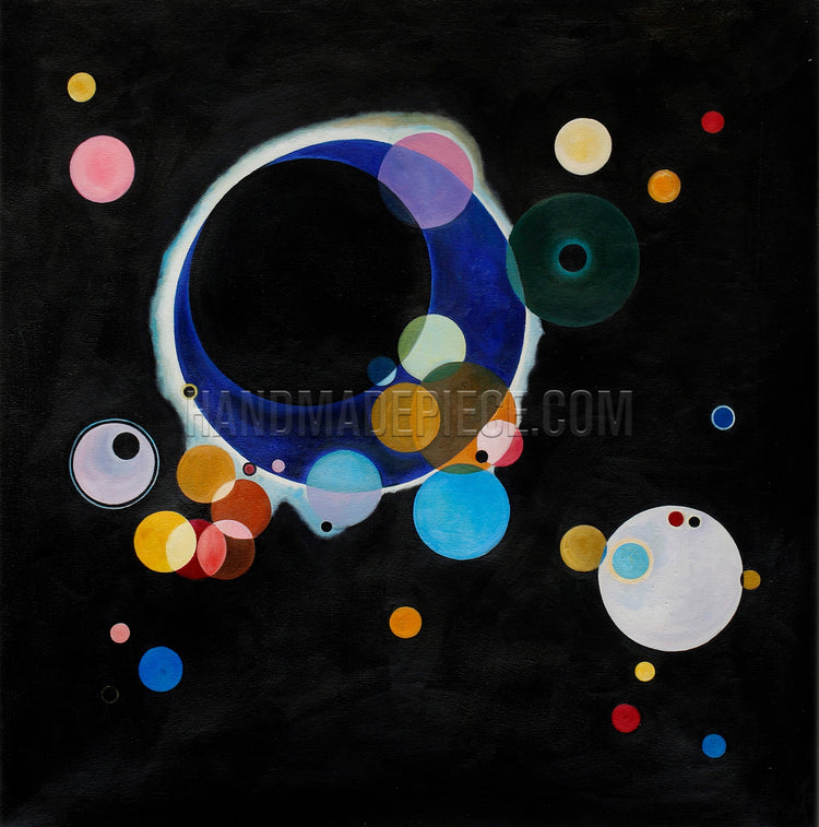 Several Circles by Wassily Kandinsk