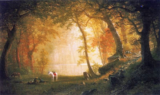 A Rest On The Ride by Albert Bierstadt