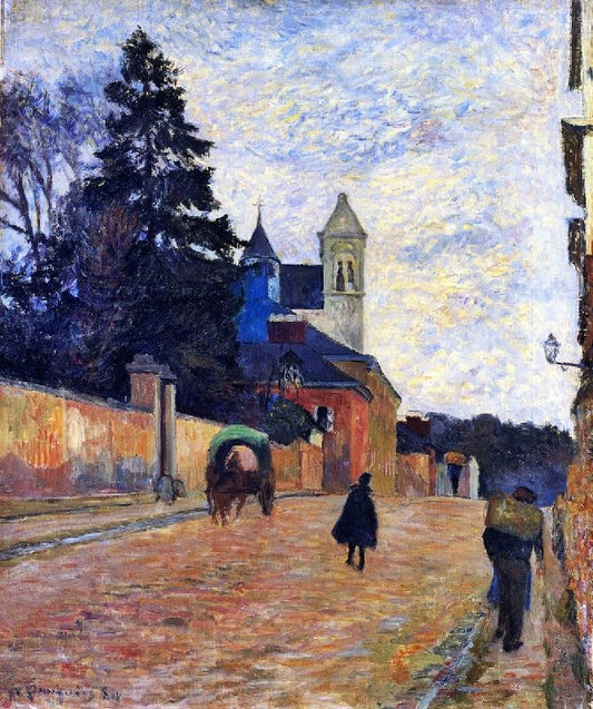 Street In Rouen by Paul Gauguin