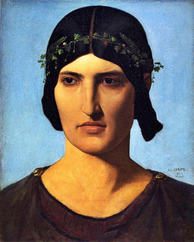 Portrait Of A Roman Woman by Jean-Léon Gérôme