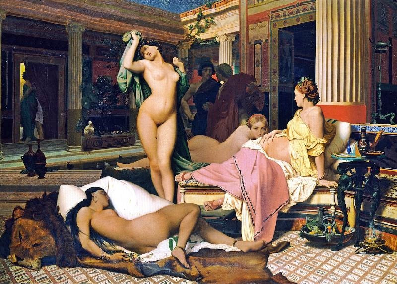 Grecian Interior, Le Gynecee by Jean-Léon Gérôme