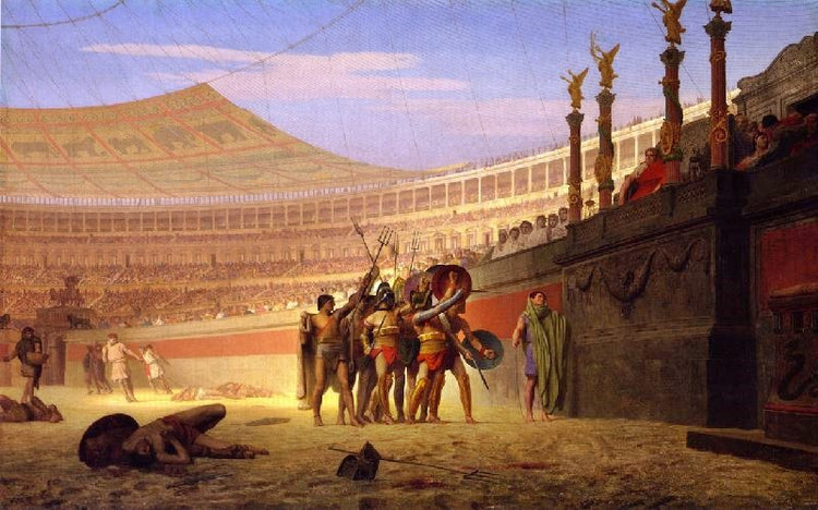 Ave Caesar, Morituri Te Salutant by Jean-Léon Gérôme
