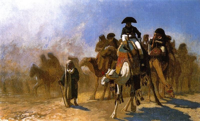 NAPOLEON AND HIS GENERAL STAFF IN EGYPT