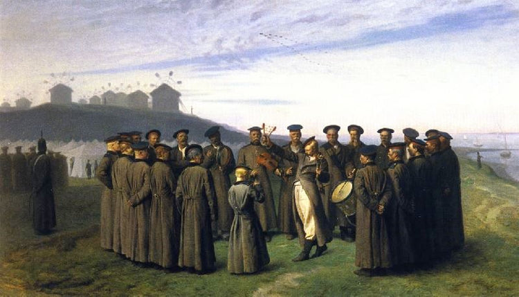 Recreation In A Russian Camp, Remembering Moldavia by Jean-Léon Gérôme