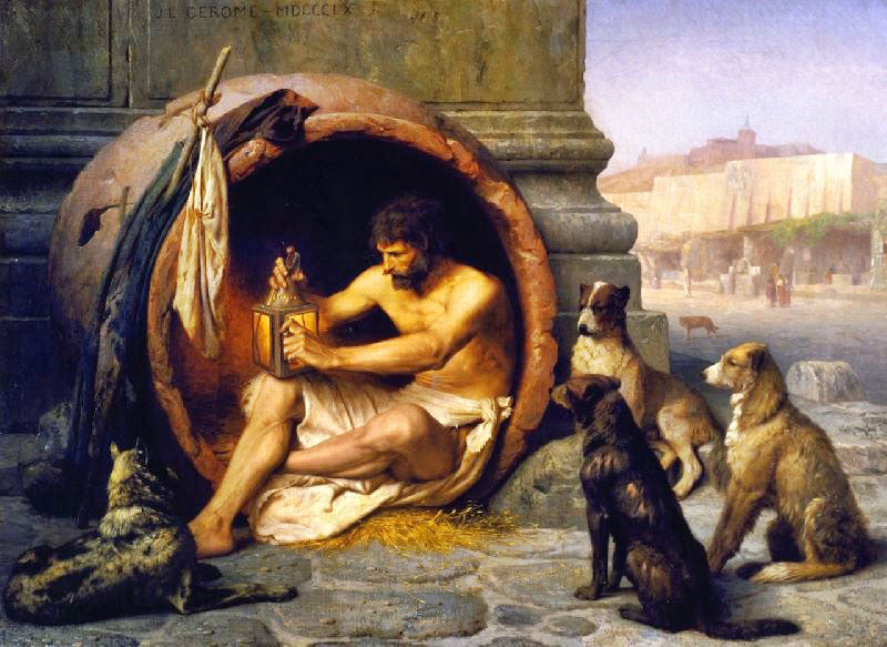 Diogenes by Jean-Léon Gérôme