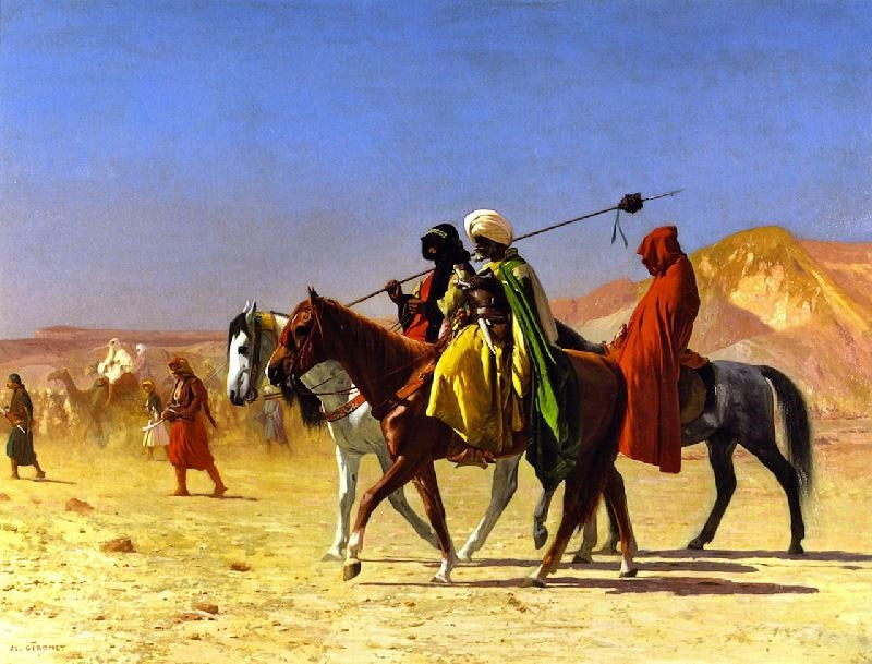 Arabs Crossing The Desert by Jean-Léon Gérôme