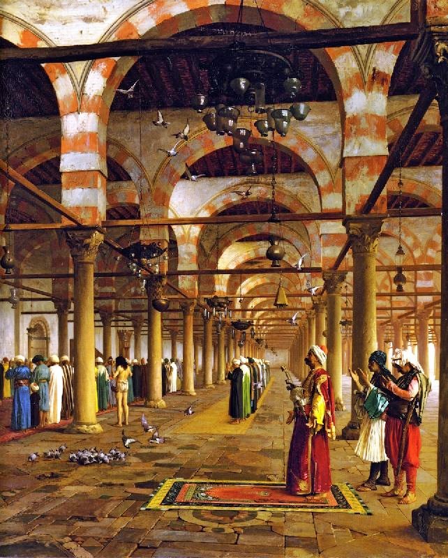 Prayer In The Mosque by Jean-Léon Gérôme