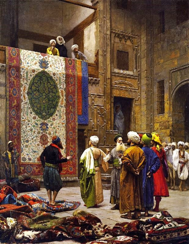 Carpet Merchant In Cairo by Jean-Léon Gérôme
