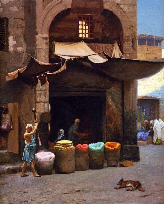 The Color Grinder by Jean-Léon Gérôme