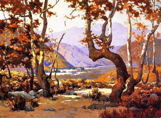 Golden Autumn, Cajon Pass by Elmer Wachtel