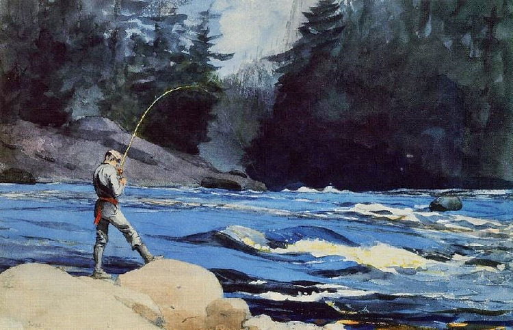Quananiche, Lake St. John by Winslow Homer