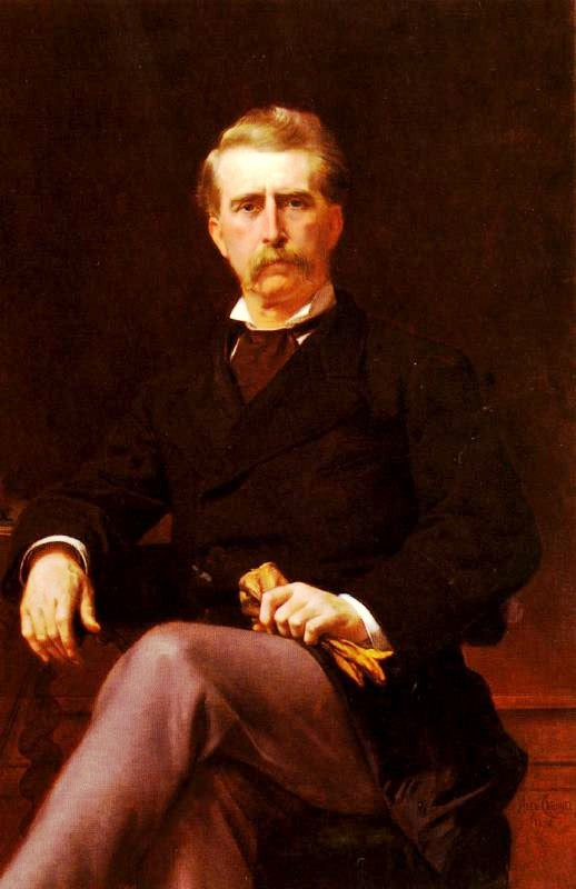 Portrait Of John William Mackay by Alexandre Cabanel