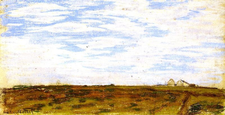 Landscape With Houses by Claude Oscar Monet