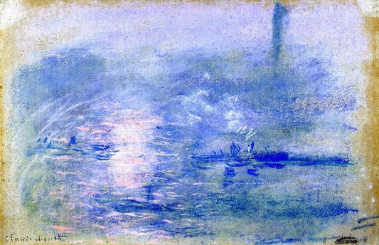 The Thames In Fog by Claude Oscar Monet