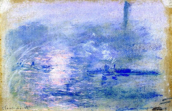 The Thames In Fog by Claude Oscar Monet