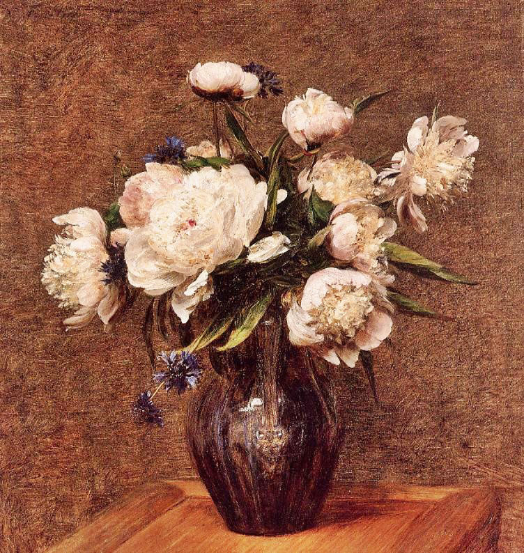 Bouquet Of Peonies by Henri Fantin-Latour