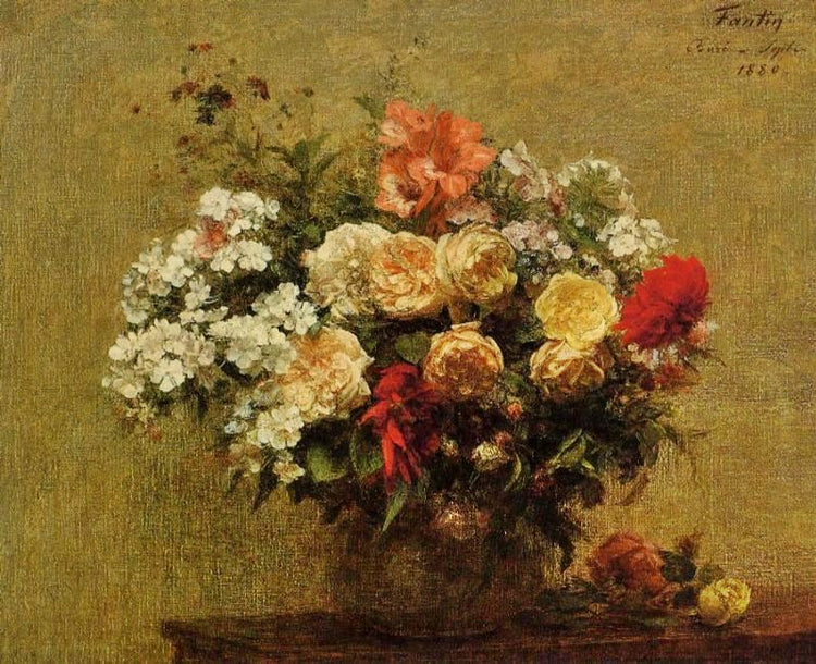 Summer Flowers by Henri Fantin-Latour