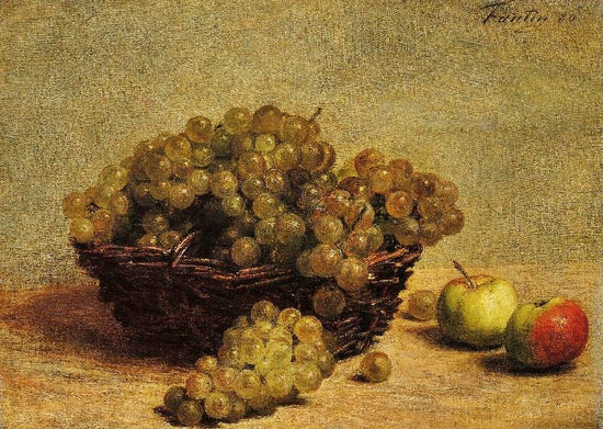 Nature Morte: Raisin Et Pommes D’Api by Henri Fantin-Latour