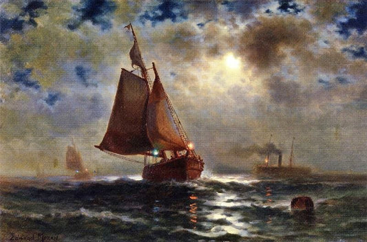 Red Light, Green Light by Edward Moran