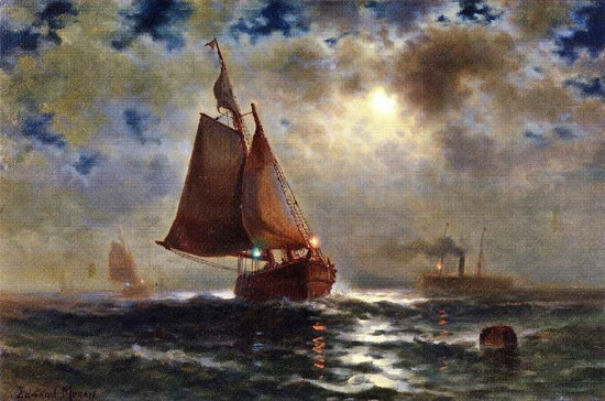 Red Light, Green Light by Edward Moran