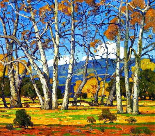 Sycamores Entangled by William Wendt