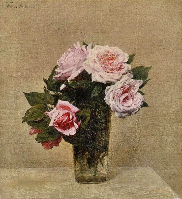 Roses Roses by Henri Fantin-Latour