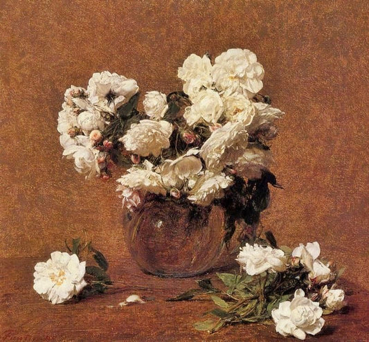 Roses Aime Vieberg by Henri Fantin-Latour