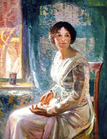Portrait Of Mrs. K by Joseph Kleitsch