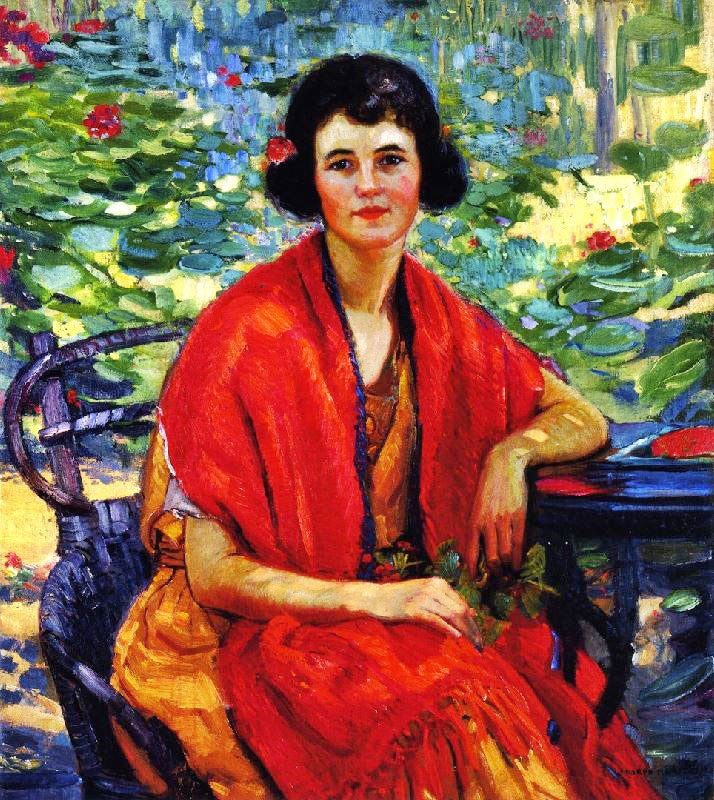 Portrait Of Edee-Lou Frazee by Joseph Kleitsch