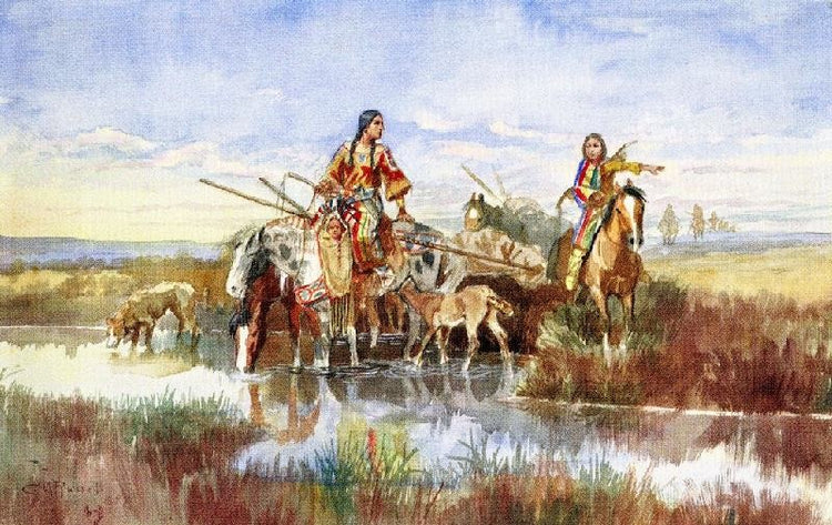Last Chance Or Bust by Charles Marion Russell