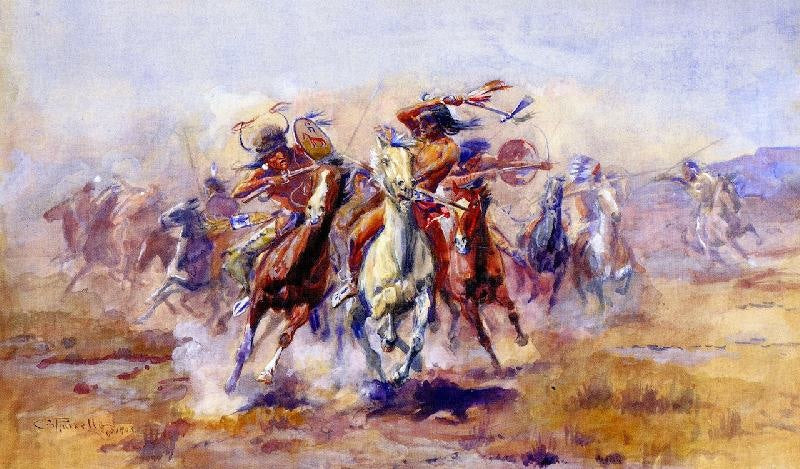 WHEN SIOUX AND BLACKFEET MEET